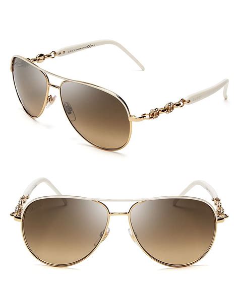 gucci sunglasses women with chain|gucci aviator sunglasses on sale.